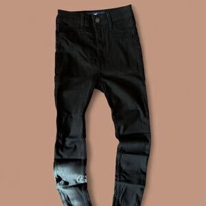hollister 00 black skinny high rise jeans